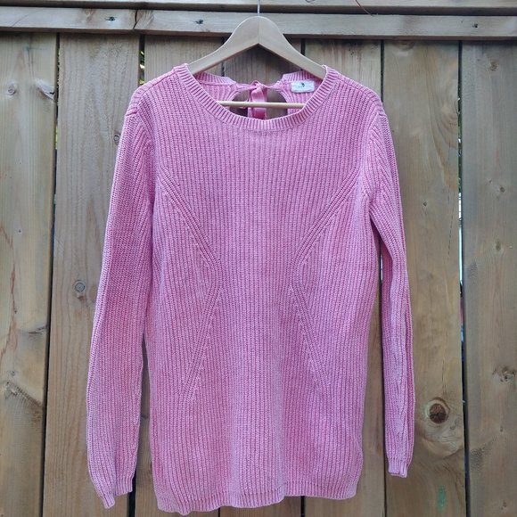 Caslon Sweaters - Bubblegum Pink Bow Tie Sweater Size M